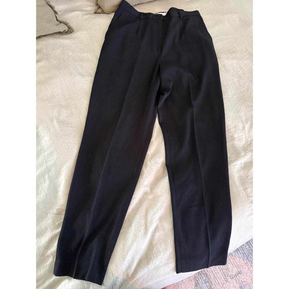Garfield & Marks Womens Black Textured Career‎ Dress Pants Size 12